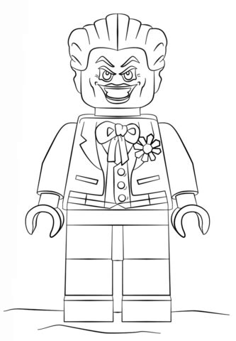 Here is the coloring image of batman and robin saving the gotham city from joker and mean cat woman. Lego Joker coloring page | Free Printable Coloring Pages