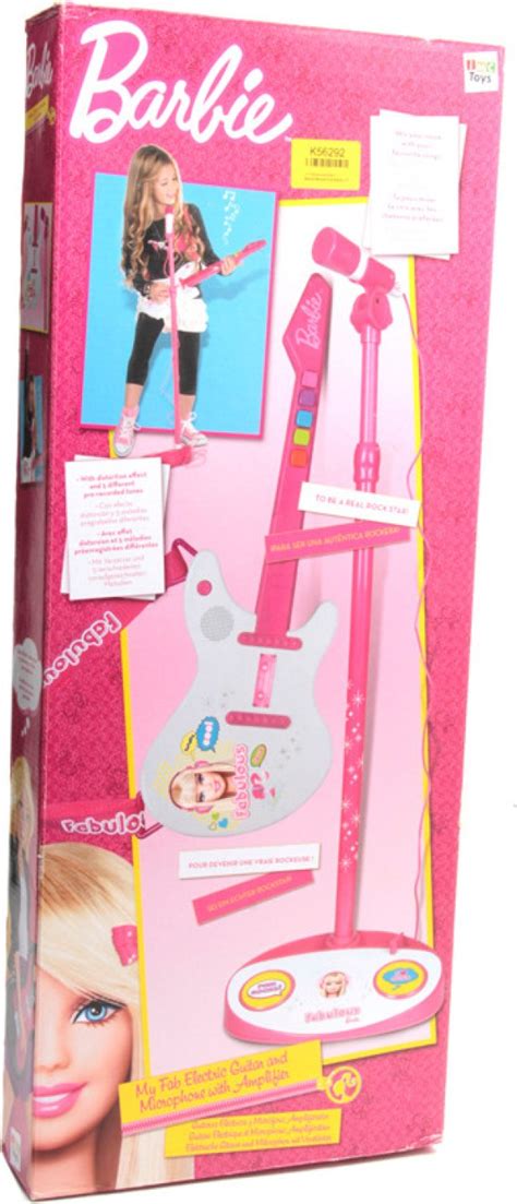 Barbie Electric Rock Guitar With Microphone Electric Rock Guitar With