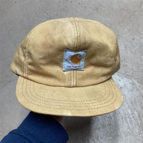 Vintage Carhartt Hat Cap Ear Flaps Large Quilted Depop