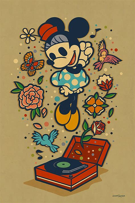 Vintage Style Disney Illustrations By Dave Quiggle Inspiration Grid