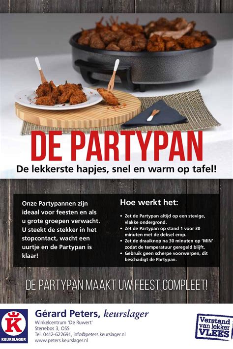 Partypan Gérard Peters Keurslager
