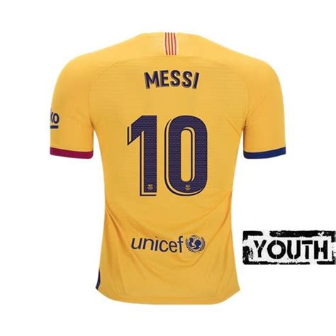 Buy 1920 Barcelona Lionel Messi Youth Away Soccer Jersey Lionel