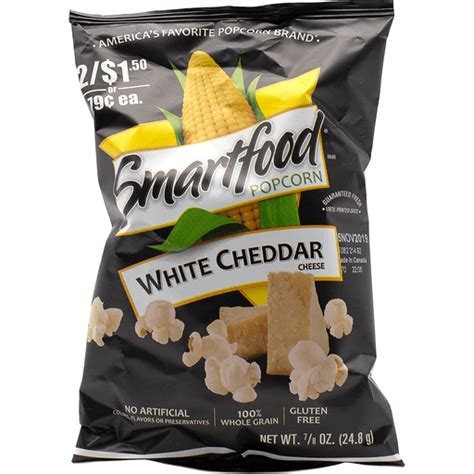 Smartfood Popcorn White Cheddar Snacks Chips And Dips Superlo Foods