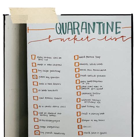 Things you could accomplish in a day, an afternoon, an hour, or even a single minute. A Quarantine Bucket List (50+ ideas + a free printable ...