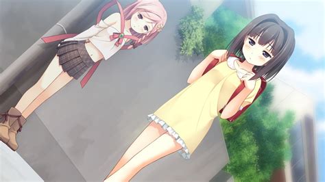Friend Girl Walking Cute Anime Character Hd Wallpaper Preview