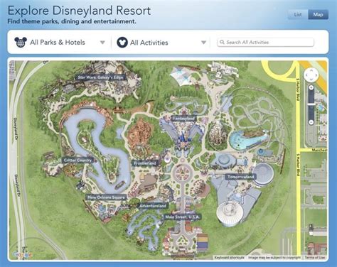 Disneyland Disney Maps California Adventure 768x610 