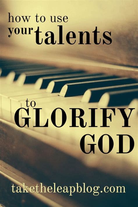 3 Steps To Use Your God Given Talents For His Glory Ttl In 2020