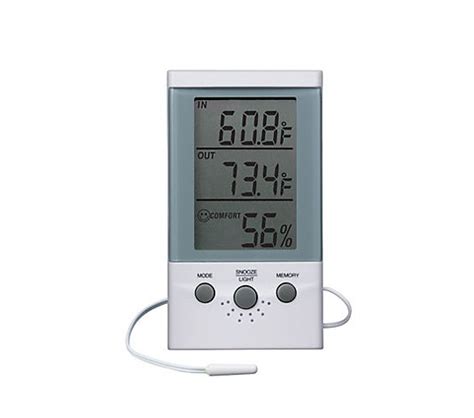 Oregon Scientific Indooroutdoor Thermometer Clock