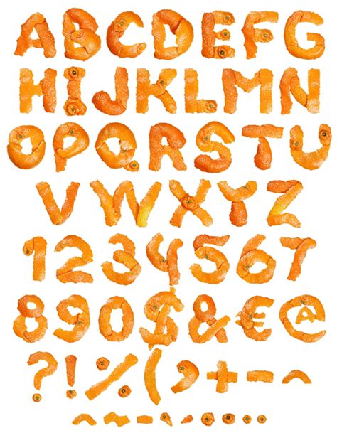 Buy Orange Font To Get Creative Energy Fruit Boost