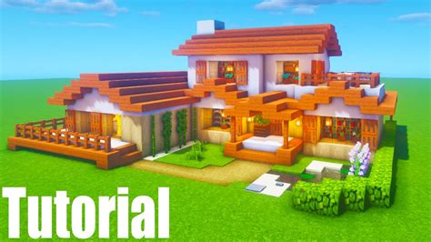 A list of minecraft house maps developed by the minecraft community. Minecraft Tutorial: How To Make A Acacia Suburban House ...