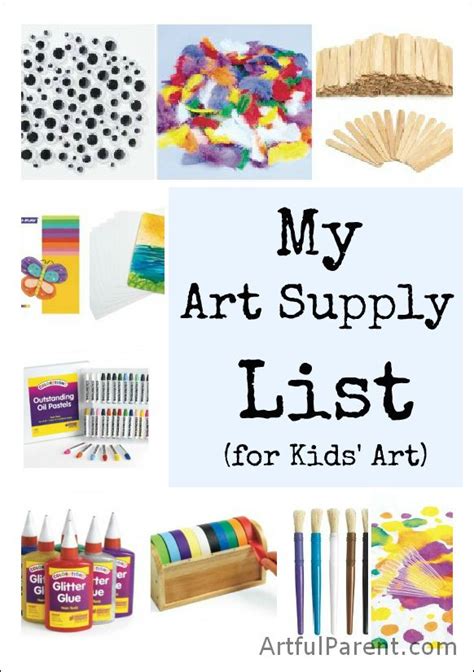 The 25 Best Kids Art Supplies Kids Art Supplies Art Supplies List