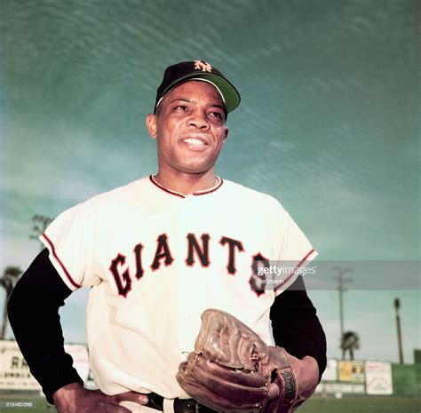 3/1955- Willie Mays of the New York Giants. Waist-up photograph with ...
