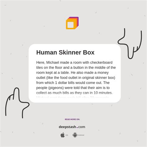 Human Skinner Box Deepstash
