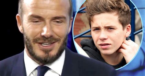 David Beckham Is An Embarrassing Dad Admits Brooklyn Made Him Drop Him