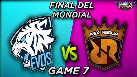 Maybe this is the best series in m2 at the moment. EVOS VS RRQ GAME 7,FINAL DEL MUNDIAL DE MOBILE LEGENDS ...