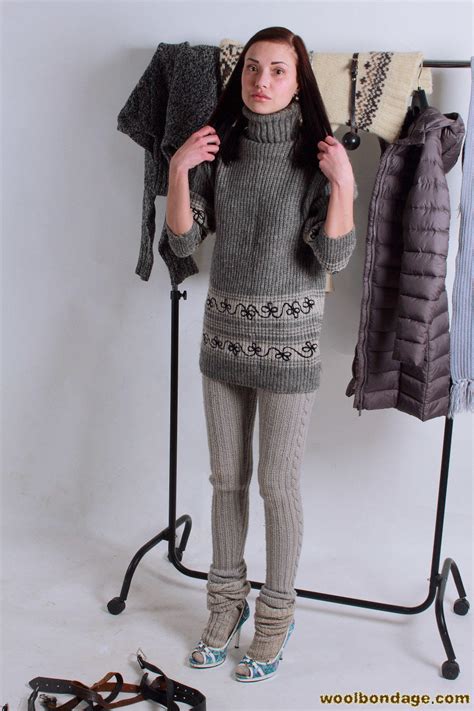 wool bondage knitty grey