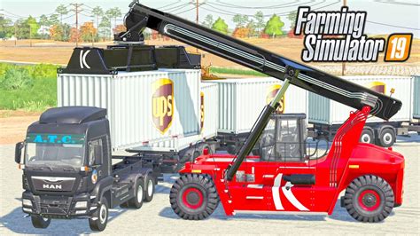 Shipping Containers Fs19 Transportation Pack Farming Simulator 19