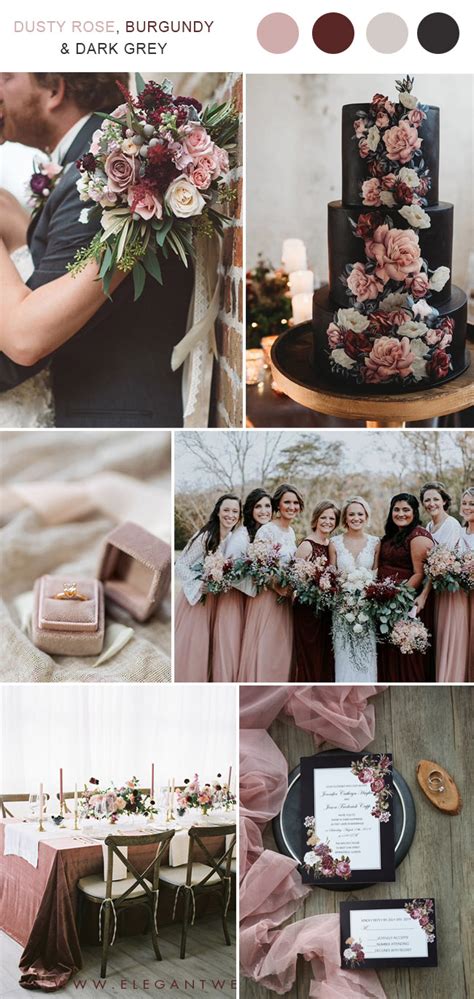 Trending 7 Gorgeous Dusty Rose Wedding Colors For Brides To Try In