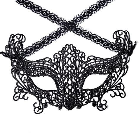 Women Hollow Lace Masquerade Face Mask Sexy Cosplay Prom Party Props