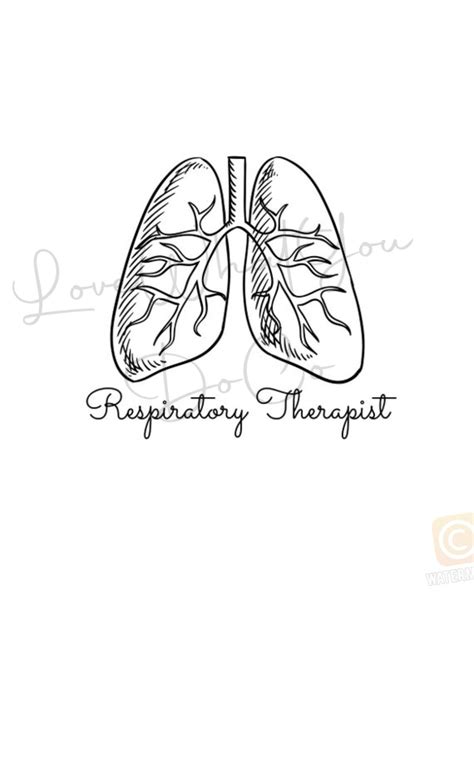 Respiratory Therapist Png Rt Png Png For Respiratory Etsy Uk
