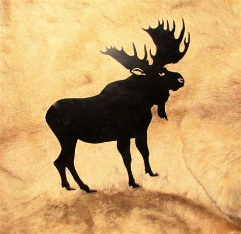 Moose Metal Wall Art Moose Silhouette Hunter Wildlife Home Etsy