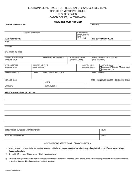 Louisiana Department Of Public Safety And Corrections Form Fill Out And Sign Printable Pdf
