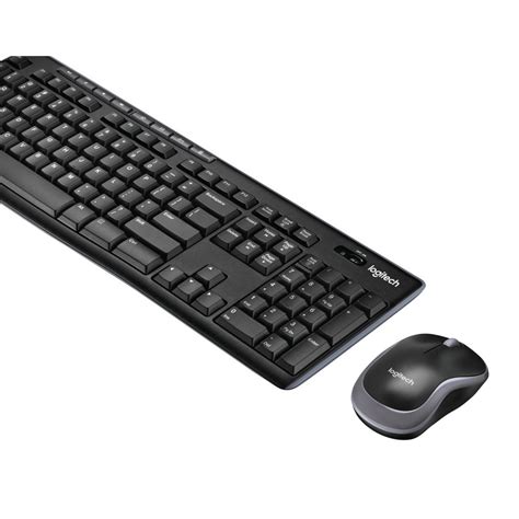 Logitech Mk270 Compact Wireless Ergonomic Keyboard And Mouse Combo Black Tanga