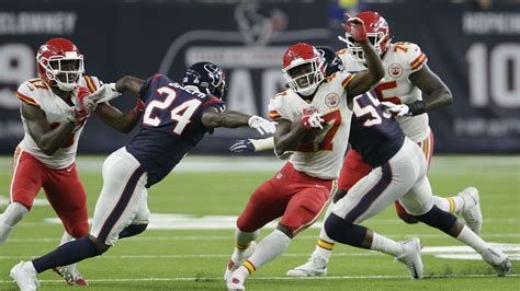 The latest news, video, standings, scores and schedule information for the kansas city chiefs Texans vs. Chiefs: Score, results, highlights from Sunday ...