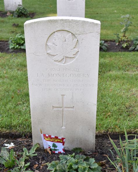 The Adegem Canadian War Cemetery J A Montgomery