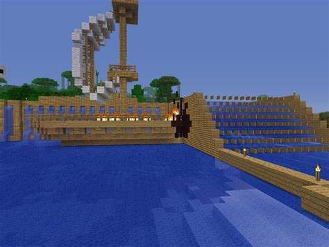 Crashed Boat Minecraft Project