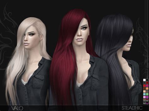 The Sims Resource Stealthic Valo Female Hair