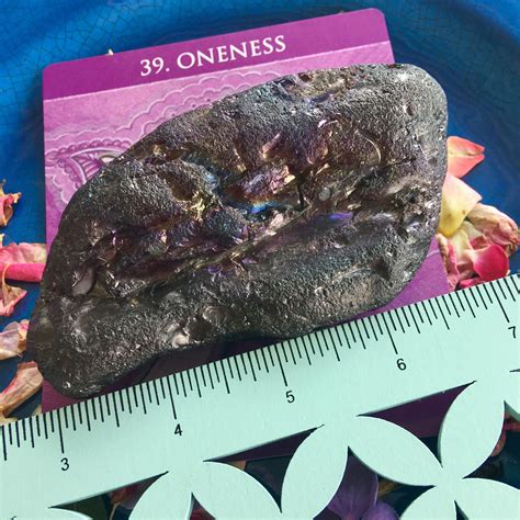 Rare Natural Rainbow Obsidian Cobblestone Chakra Healer Integration