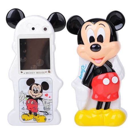 Mickey Mouse Cell Phone Has Two Cameras Chip Chicklets