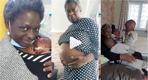 54 year old woman becomes mother of triplets after waiting for 21 years video praize media
