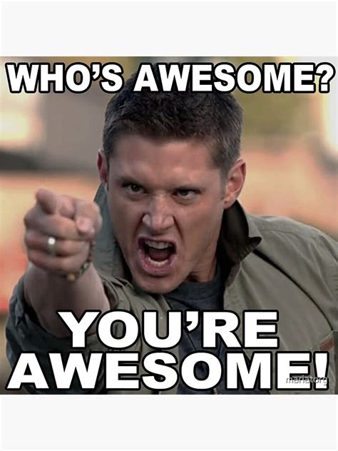 Youre Awesome Poster For Sale By Mariatorg Redbubble