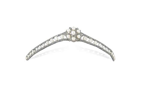 A Late Victorian Pearl And Diamond Tiara Christies