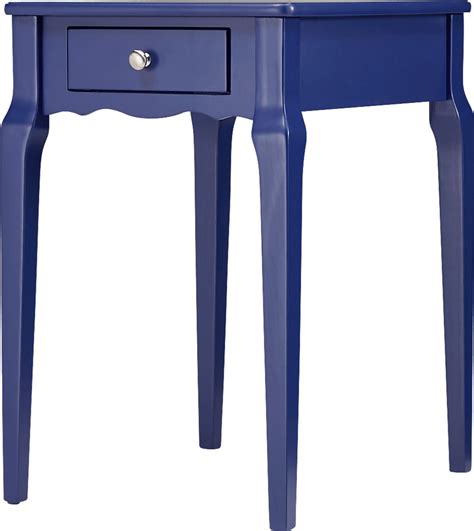 Percel Navy Colors Accent Table Rooms To Go
