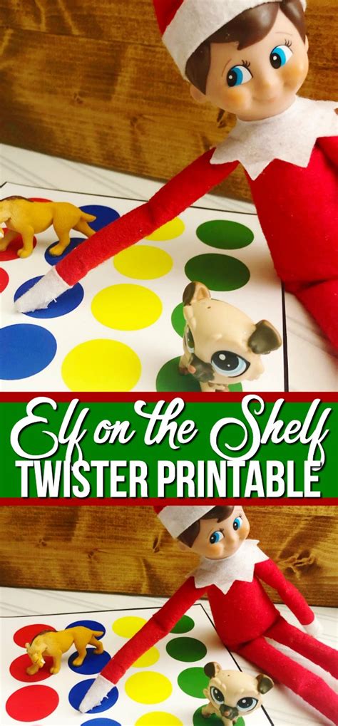 Elf Twister Printable Free