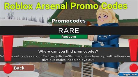 This means that players have total freedom to use them and thus obtain the free rewards that the creators consider it fair to give to their loyal followers. Roblox Arsenal Codes [Working List for Entire 2021 ...