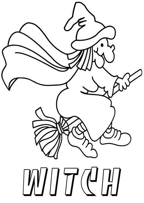 Witch coloring pages | Coloring pages to download and print