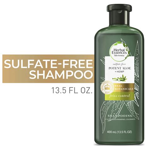 Herbal Essences Biorenew Anti Frizz Aloe And Hemp Shampoo 135 Fl Oz
