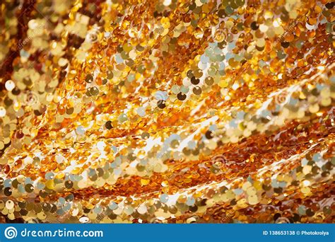 Gold Texture Glitter Background Lots Of Shining Sparkles On A