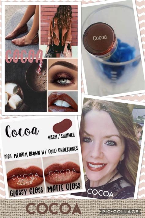 COCOA LIPSENSE Distributor 313396 Sara S Kiss And TELL Lipstick Cocoa