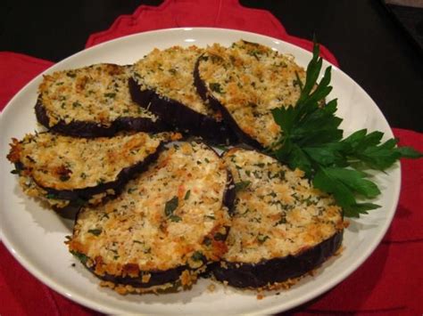 recipes eggplant fried oven recipe aubergine food bread crumbs fryer air slices quick parmesan onion cooking bake foodsniffr kitchen vegan