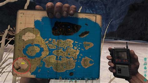Ark Survival Evolved The Center Map Caves Locations Map Coordinates