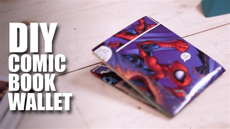 How To Make A Diy Comic Book Wallet Youtube