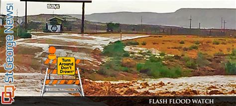 The 22news storm team is working for you with what a flash flood watch is and how you can prevent flooding around your home. Flash Flood Watch: Unstable air mass delivers many thunderstorms - St George News