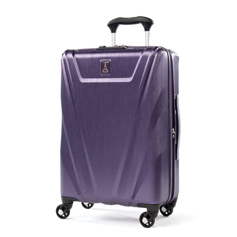 travelpro maxlite 5 hardside 22 expandable carry on spinner imperial purple irv s luggage