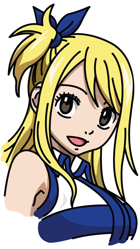 How To Draw Lucy Heartfilia From Fairy Tail Anime Step By