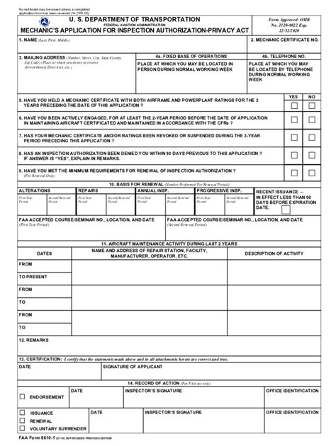 2010 2024 Form Faa 8610 1 Fill Online Printable Fillable Blank
